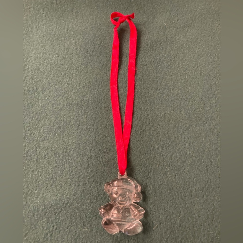Tiffany & Co crystal teddy bear ornament - Picture 3 of 7